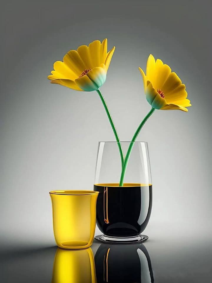 Yellow Color Flower Vase (2)