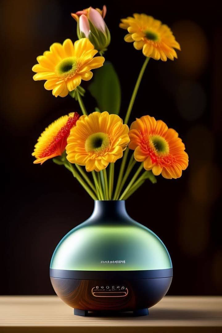 Yellow Color Flower Vase (20)