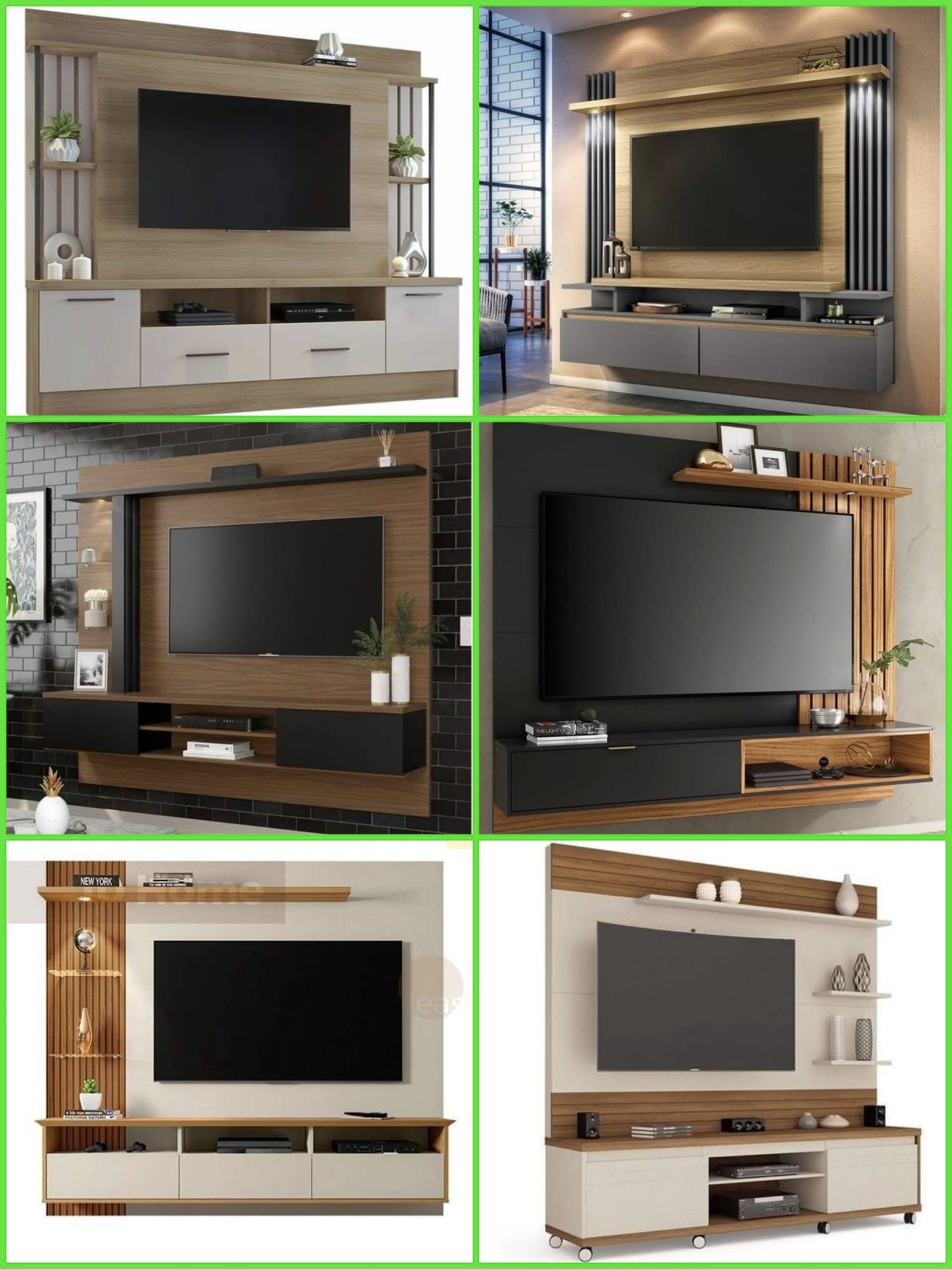 TV Wall Cabinet Design Furniture Idea (2)