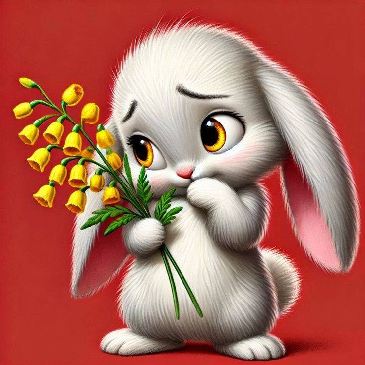 Cartoon Friendly bunny (7)