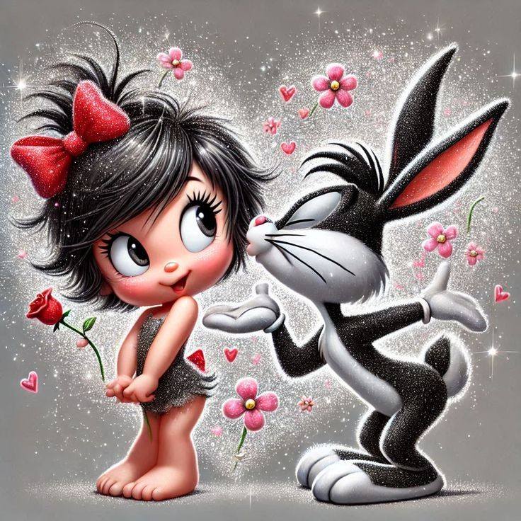Cartoon Friendly bunny (29)