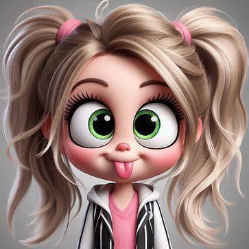 Fun Cartoon Girl (7)