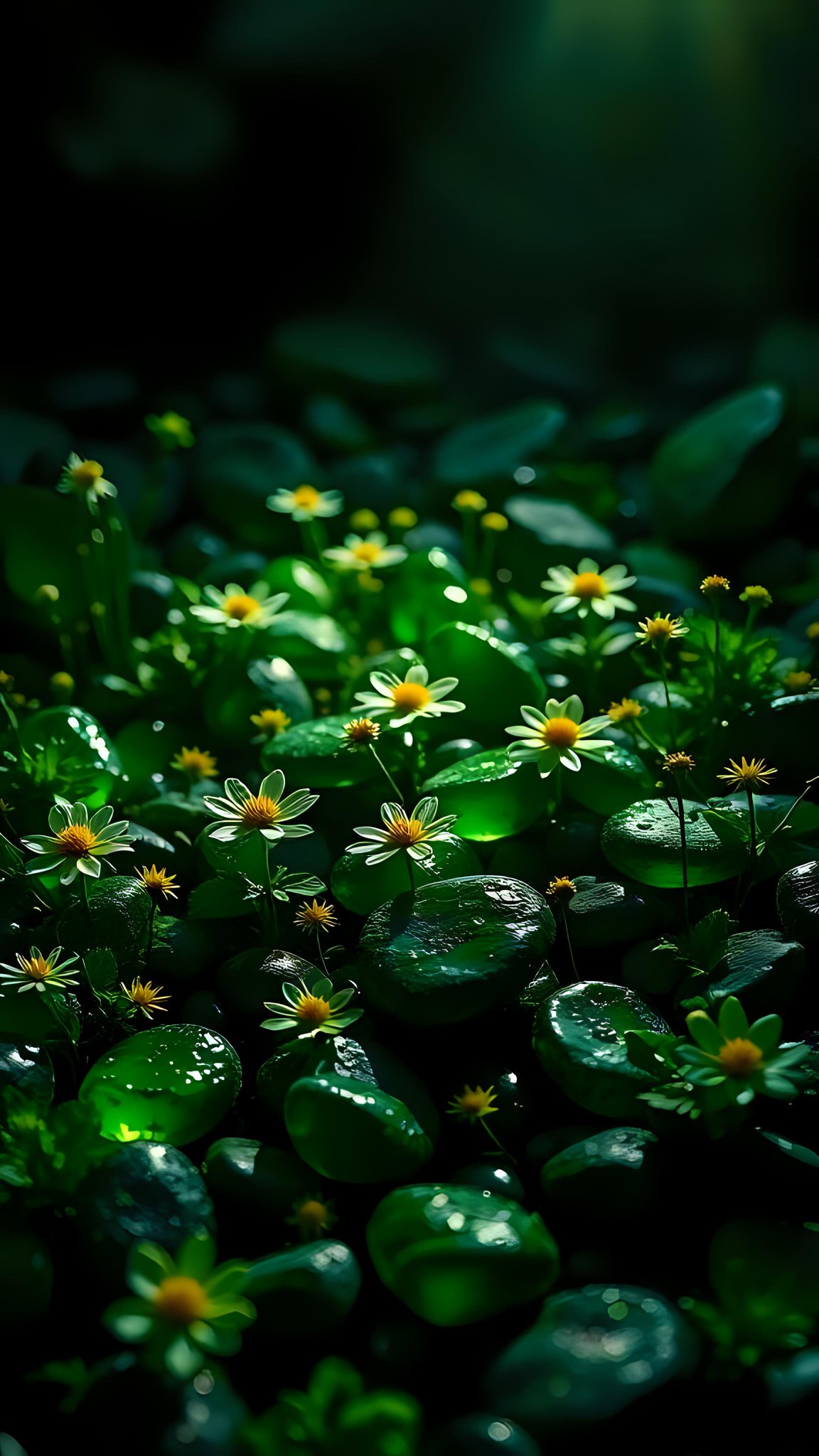 Awesome Lovely Green Wallpaper (12)