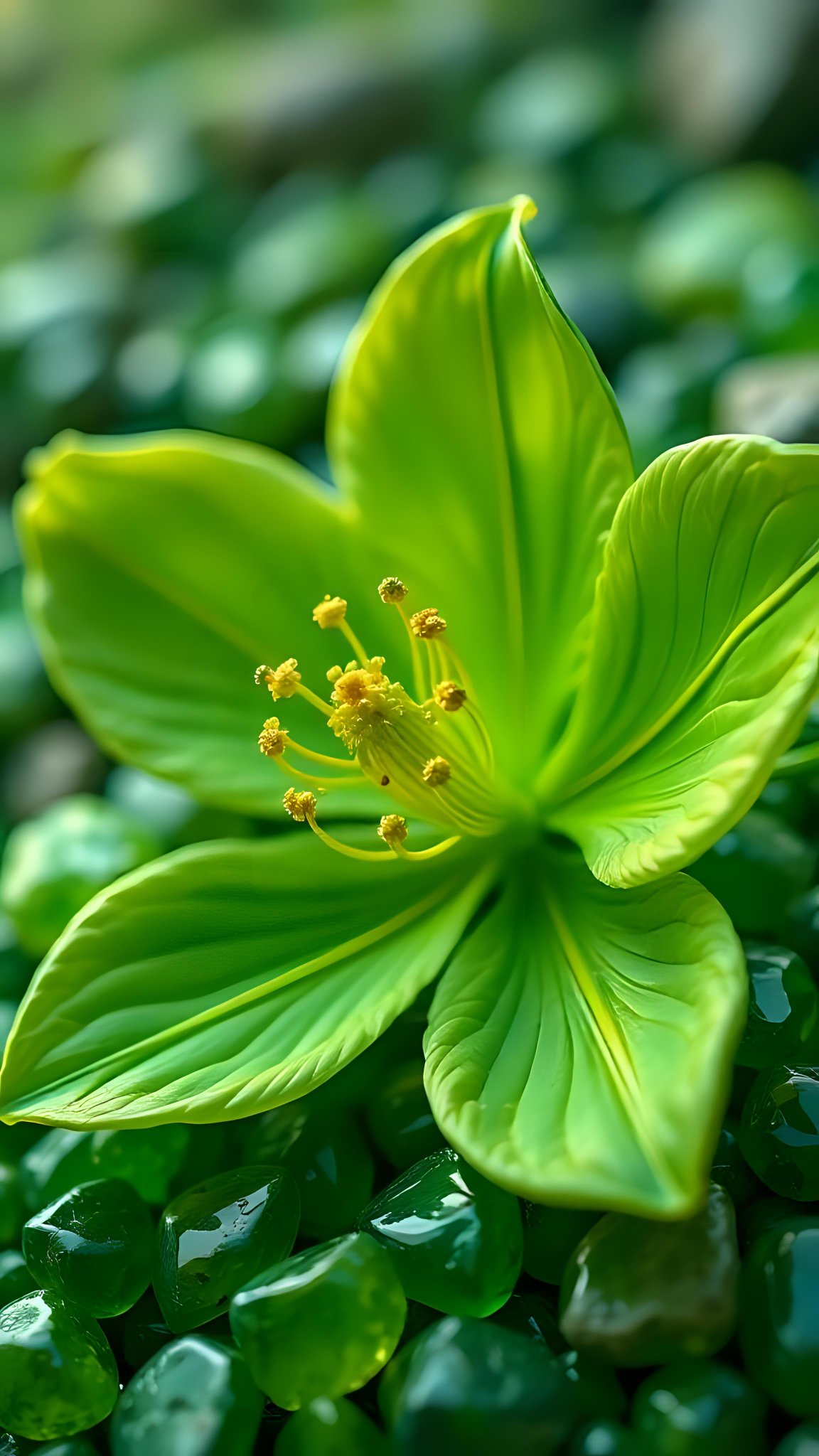 Awesome Lovely Green Wallpaper (16)