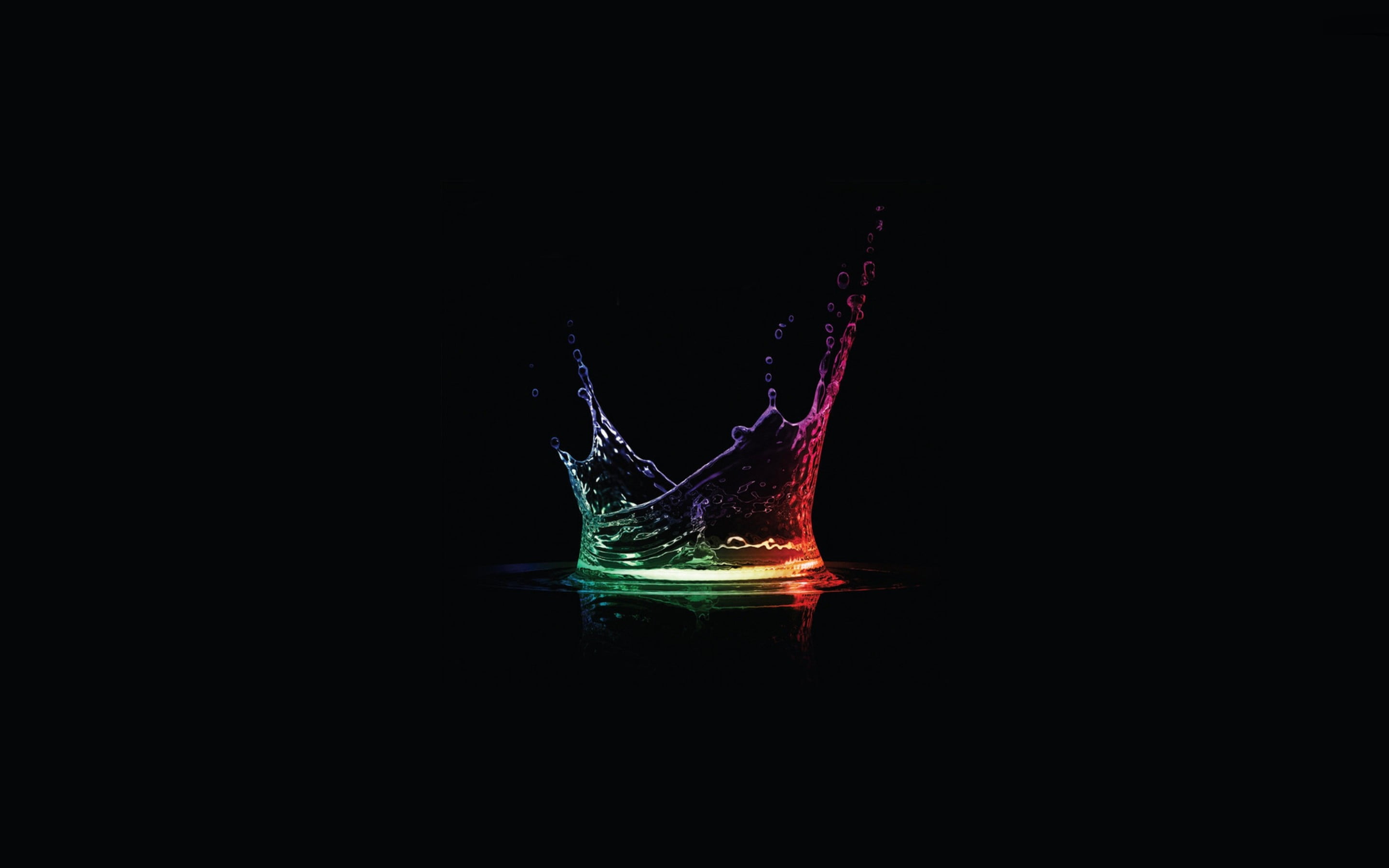 water colorful liquid minimalism wallpaper