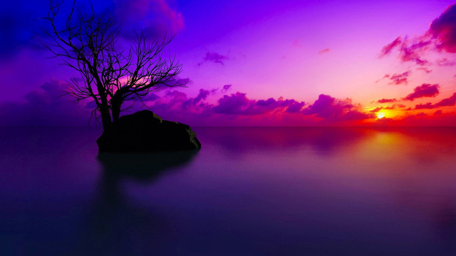 nature sun sky landscape wallpaper