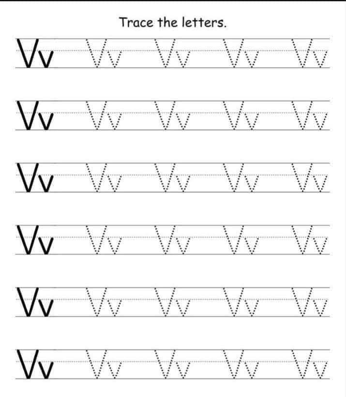 Alphabet Tracing Worksheets (20)