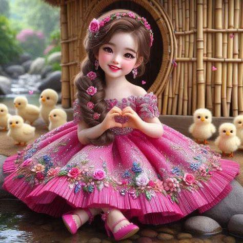 Cute Girl Cartoon Image (13)