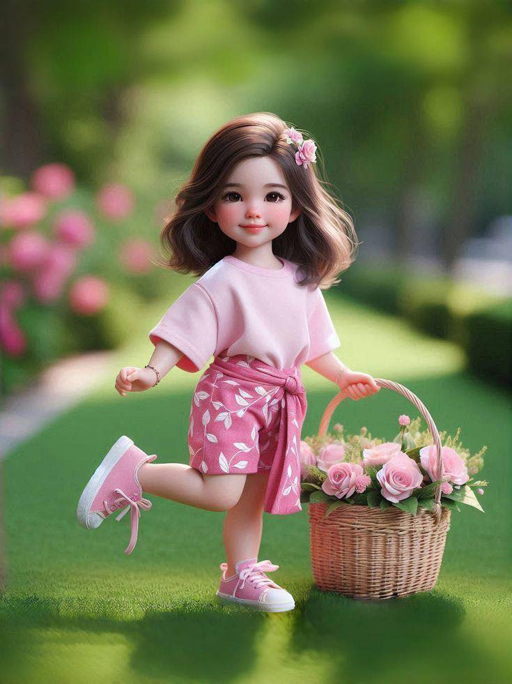 Cute Girl Cartoon Image (14)