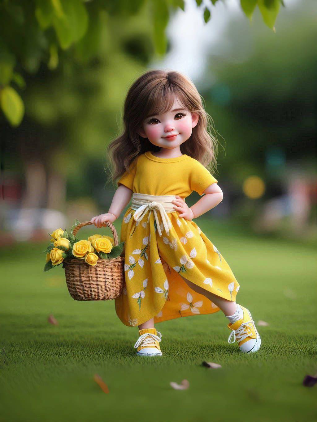 Cute Girl Cartoon Image (16)