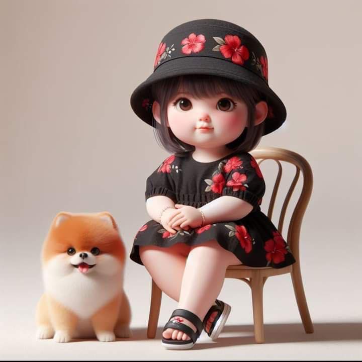 Cute Girl Cartoon Image (17)