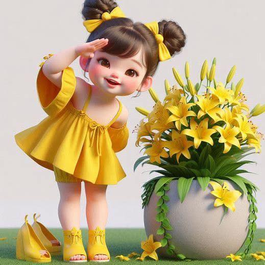 Cute Girl Cartoon Image (20)