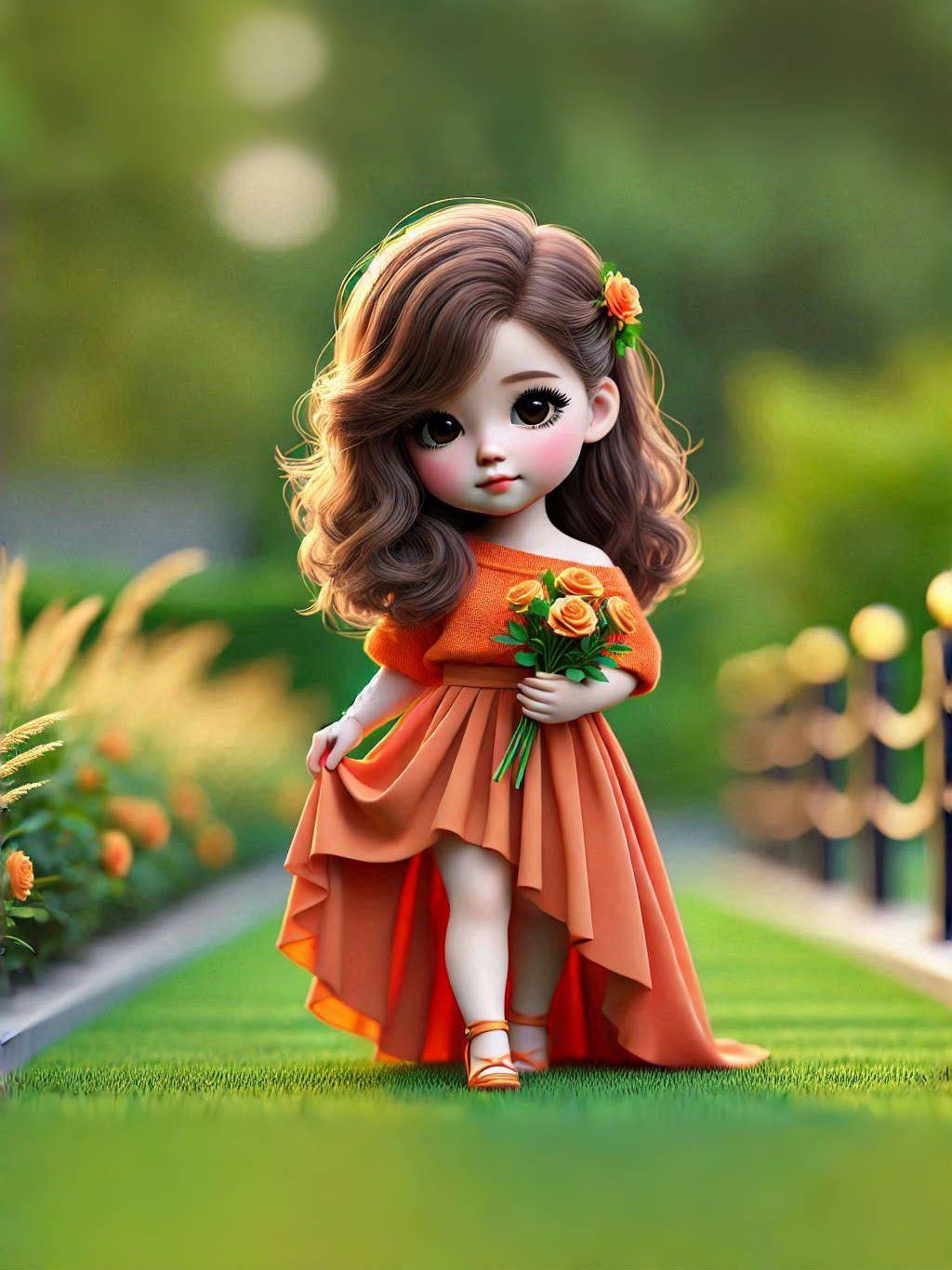 Cute Girl Cartoon Image (24)