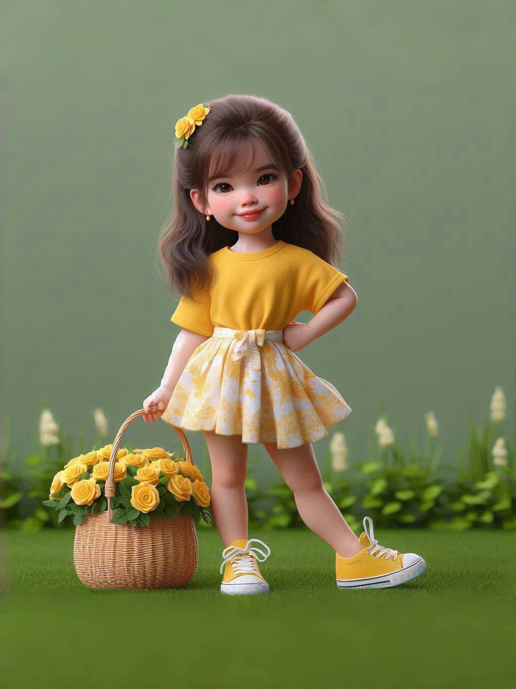 Cute Girl Cartoon Image (26)