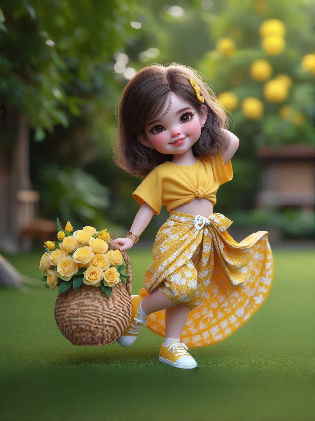 Cute Girl Cartoon Image (28)