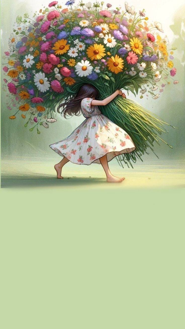Gardening Floral Art and Background (2)