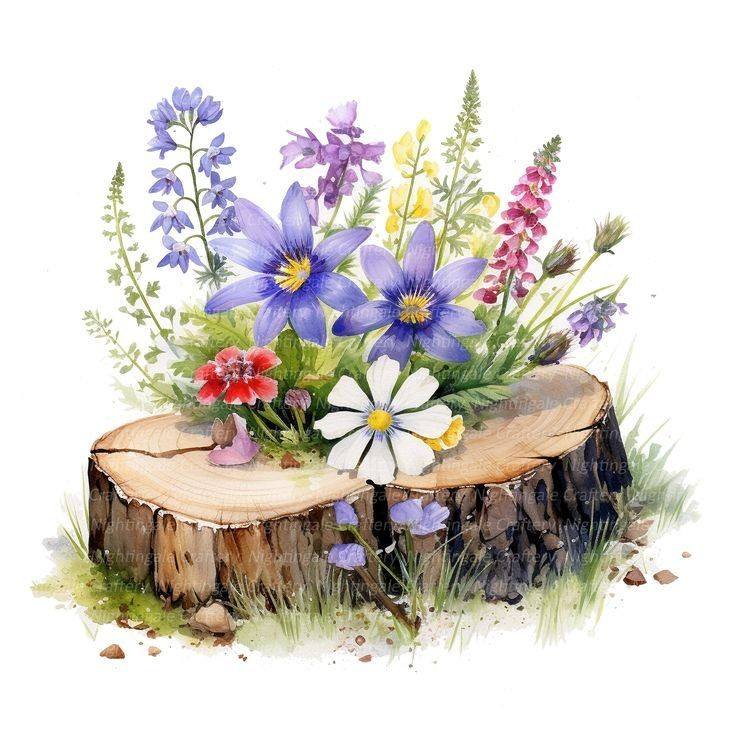 Gardening Floral Art and Background (10)
