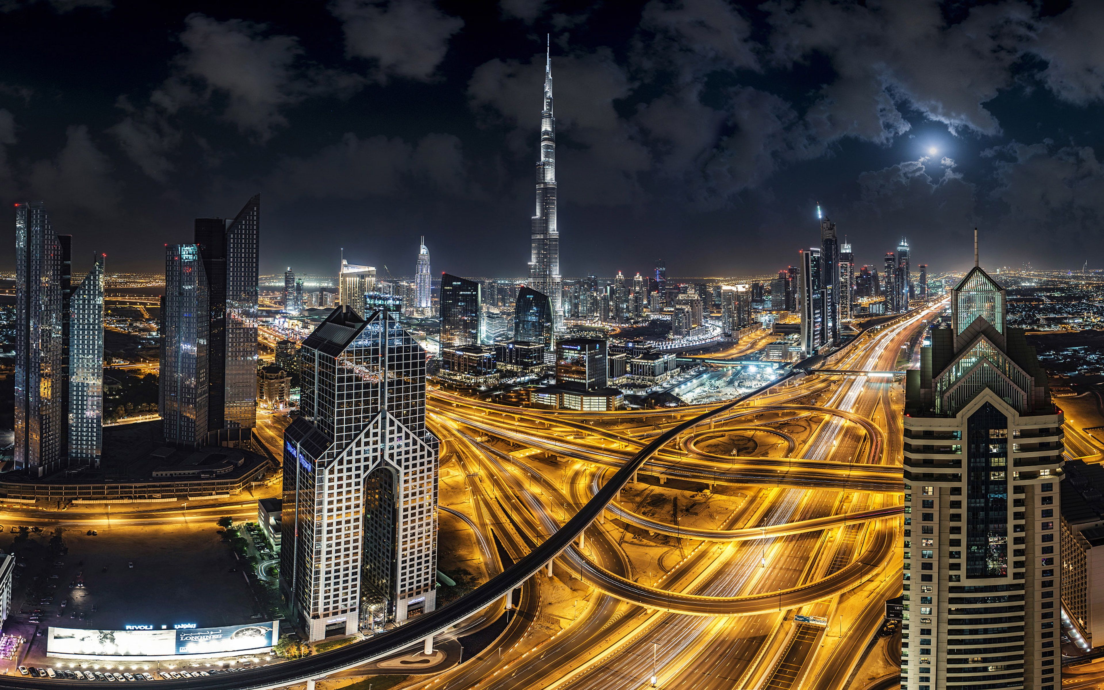 burj khalifa skyscraper in city dubai united arab emirates 4k ultra hd desktop wallpapers for computers laptop tablet and mobile phones 3840×2400 wallpaper