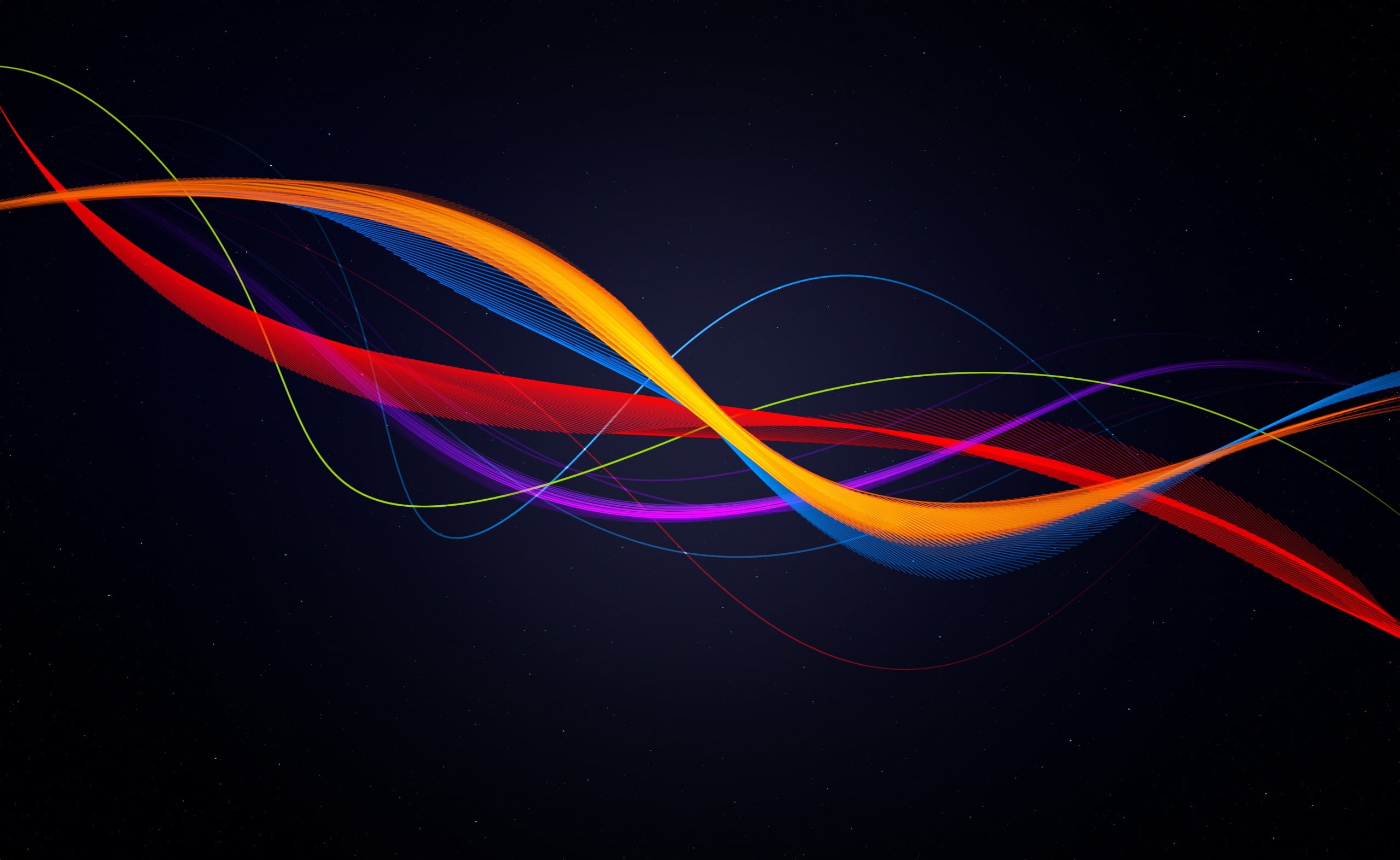 colorful waves wallpaper