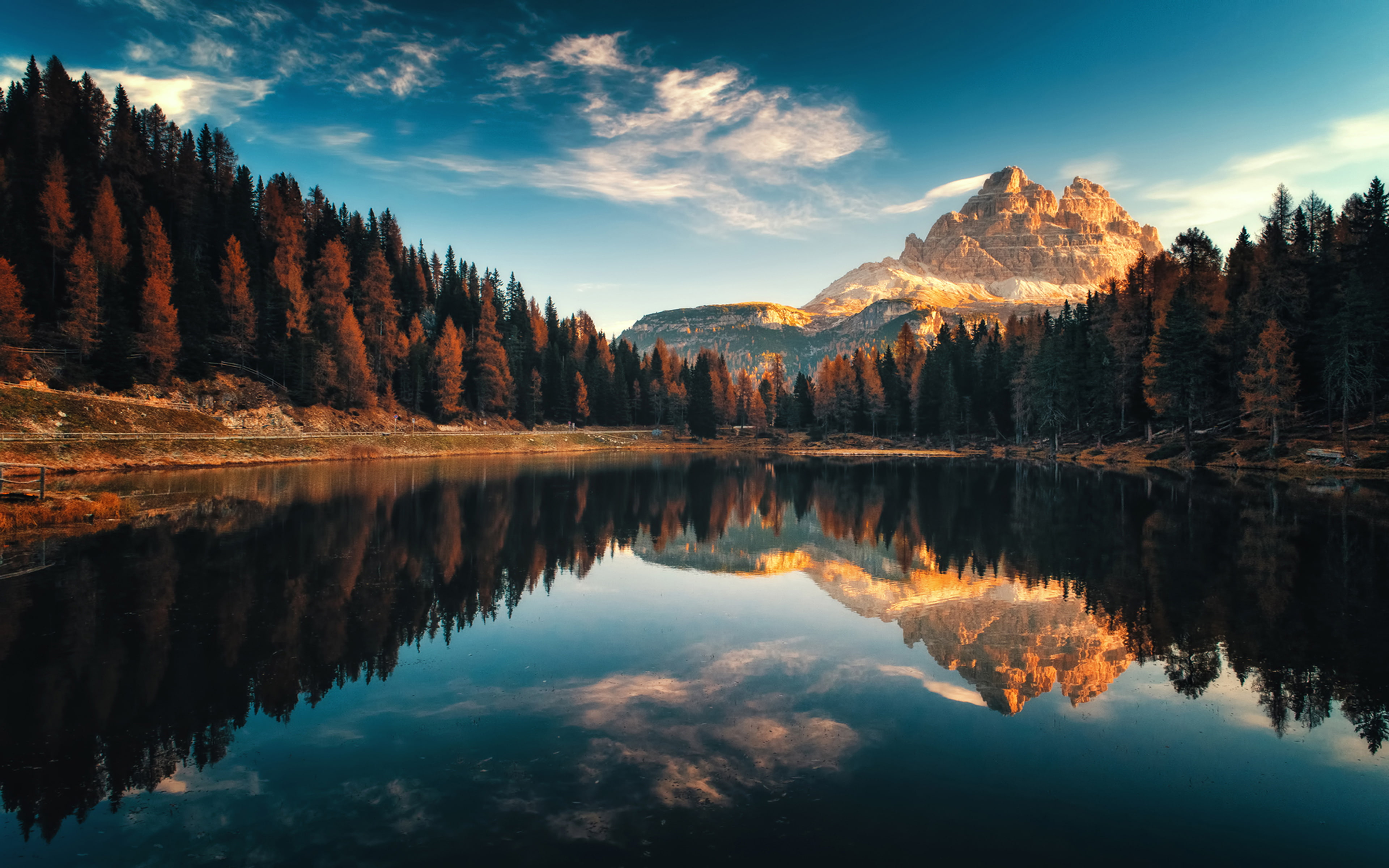 dolomiti italy autumn lago antorno landscape photography desktop hd wallpaper for pc tablet and mobile 3840×2400 wallpaper 501005c92fc68e53a86fd7b65b7604b8