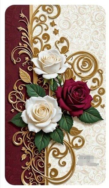 Floral Art with Graphical Background (3)