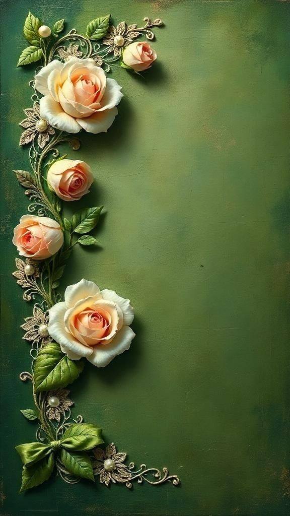 Floral Art with Graphical Background (6)