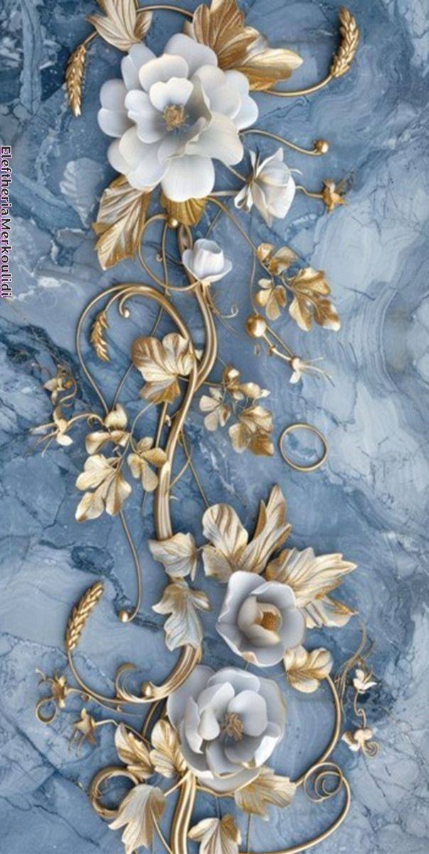 Floral Art with Graphical Background (7)