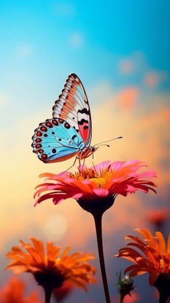 Flowers and Butterfly (1)