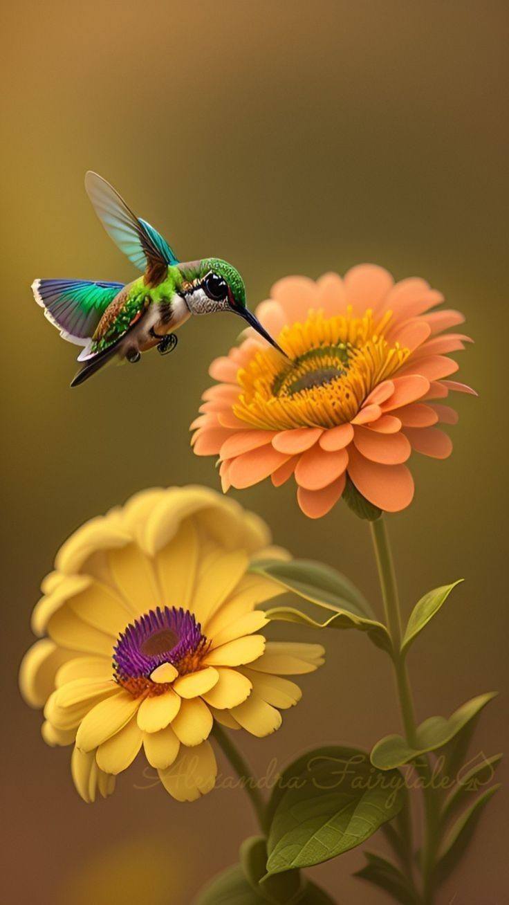 Flowers and Butterfly (2)