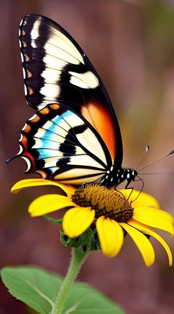 Flowers and Butterfly (6)