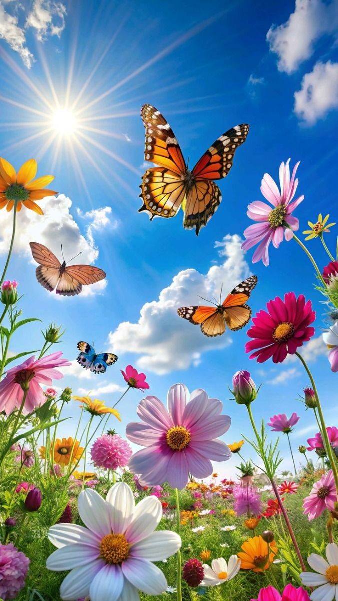 Flowers and Butterfly (16)