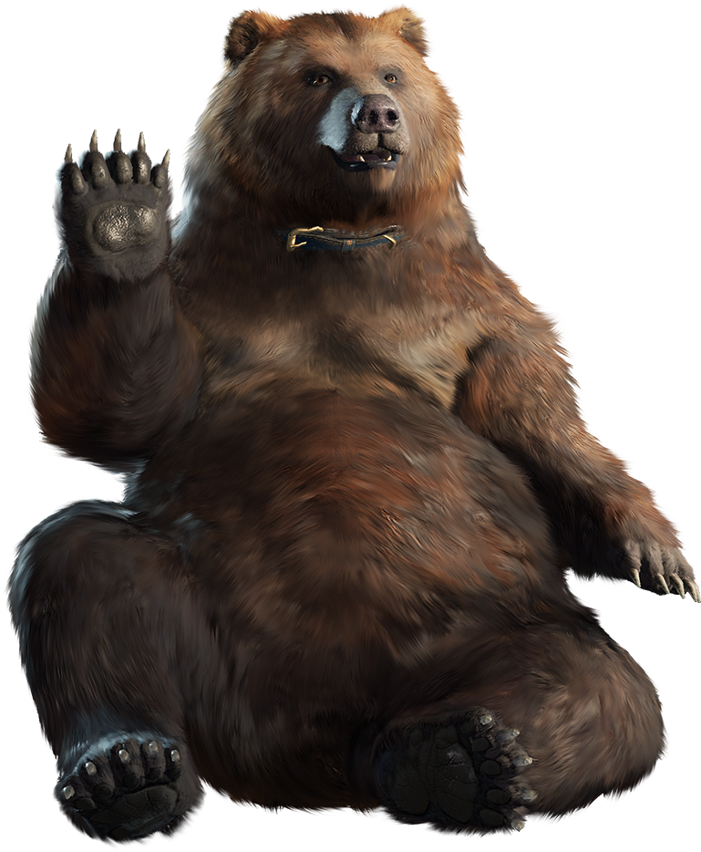 Animal PNG Image Bear Wais Hand