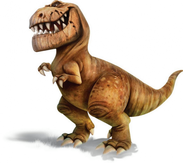 Dionasaur Cartoon Animal Image White Background
