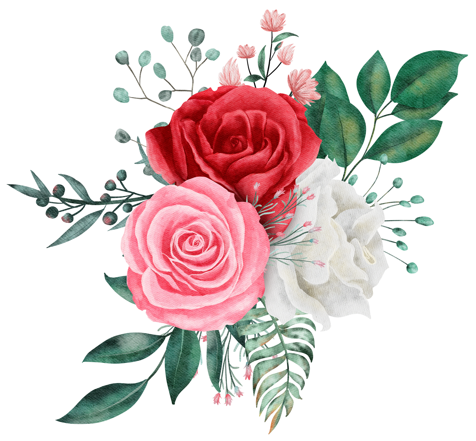 Floral Frame Graphics Elemet (1)
