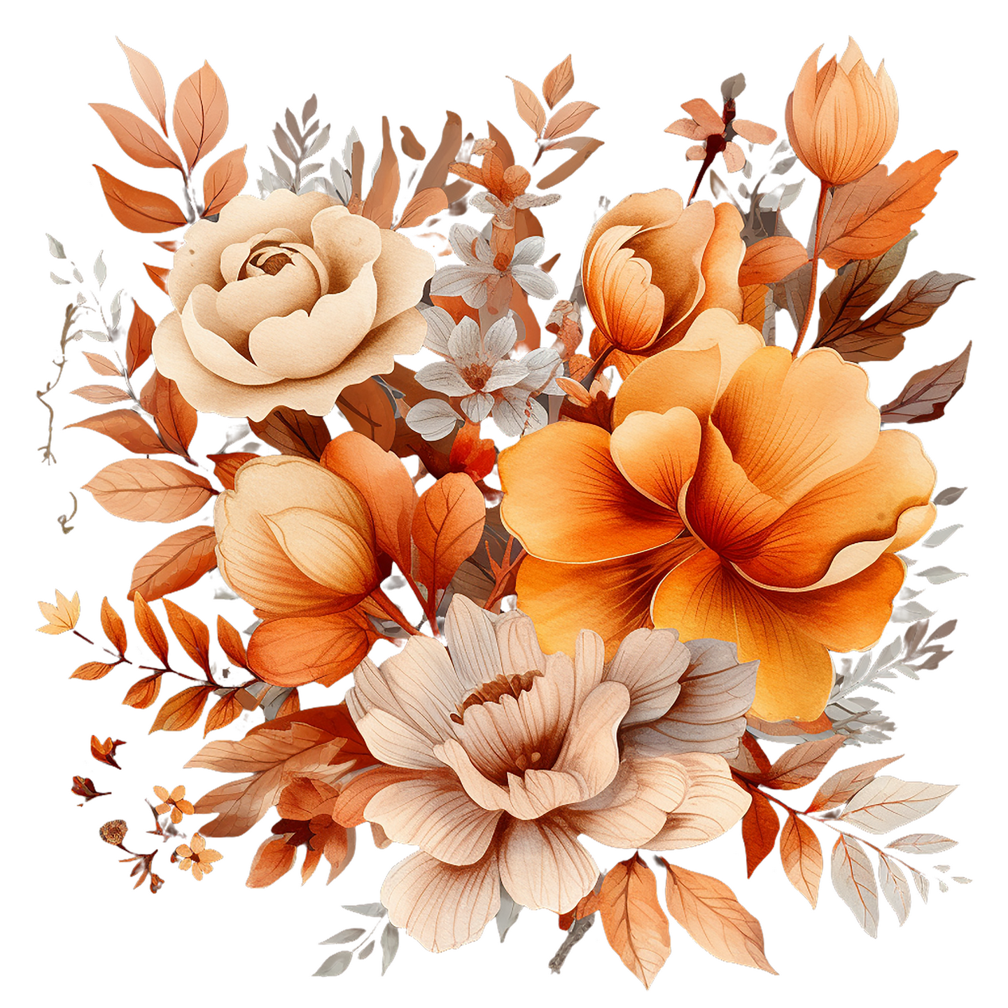 Floral Frame Graphics Elemet (3)