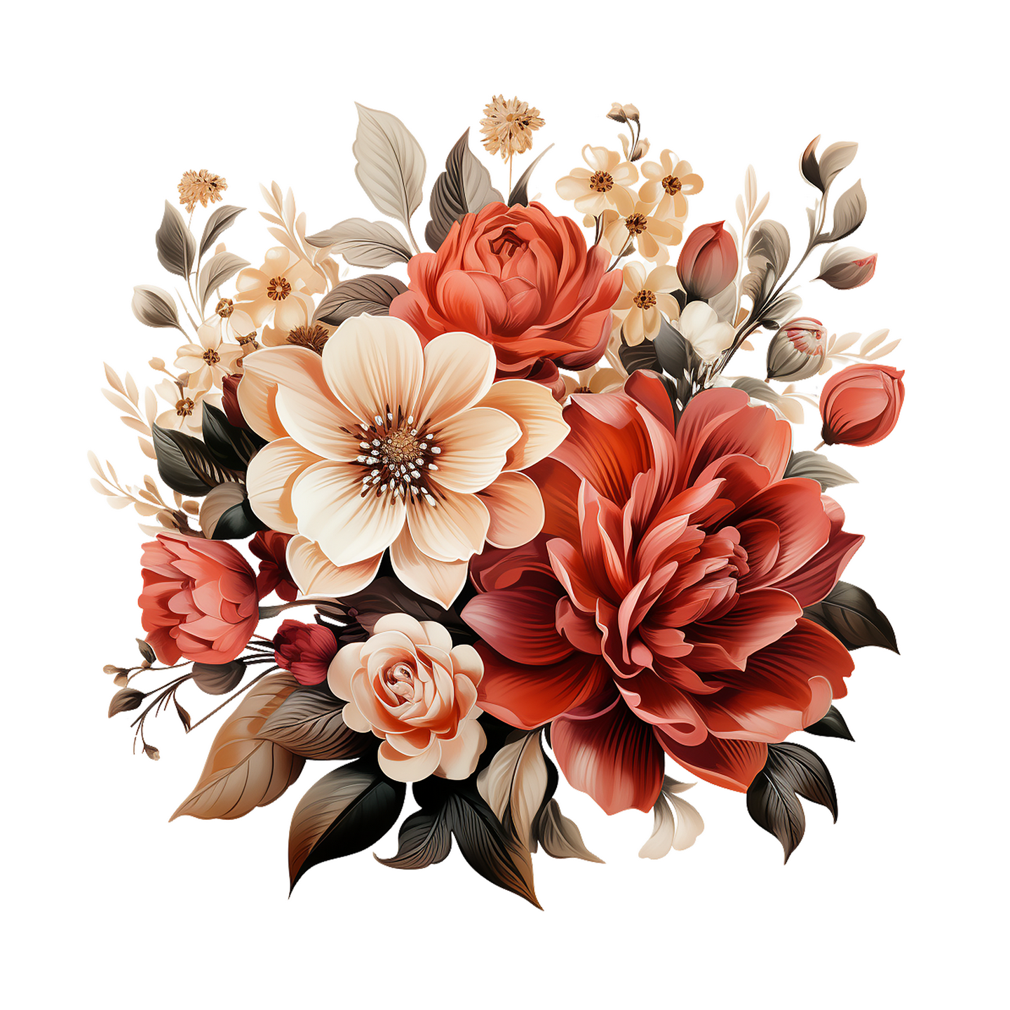 Floral Frame Graphics Elemet (7)