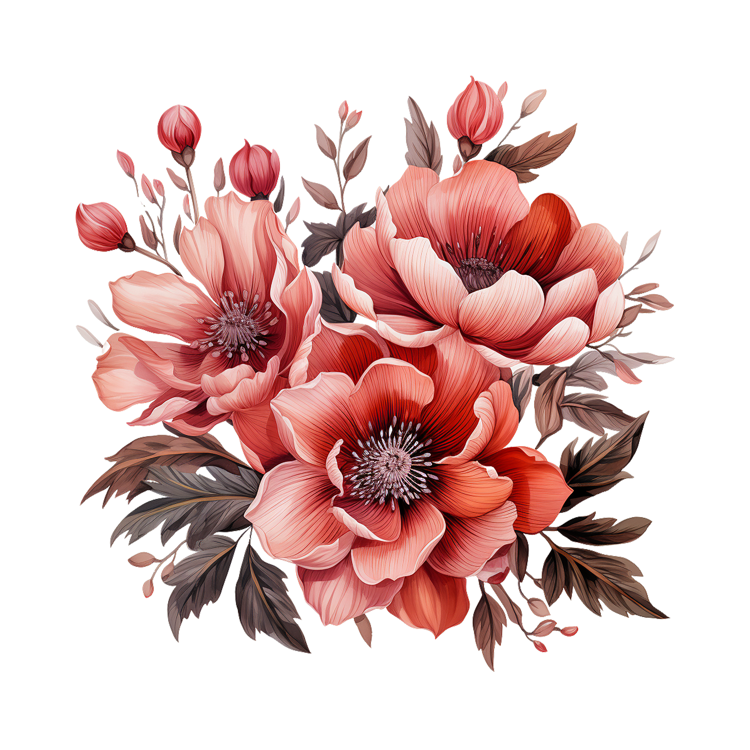 Floral Frame Graphics Elemet (8)
