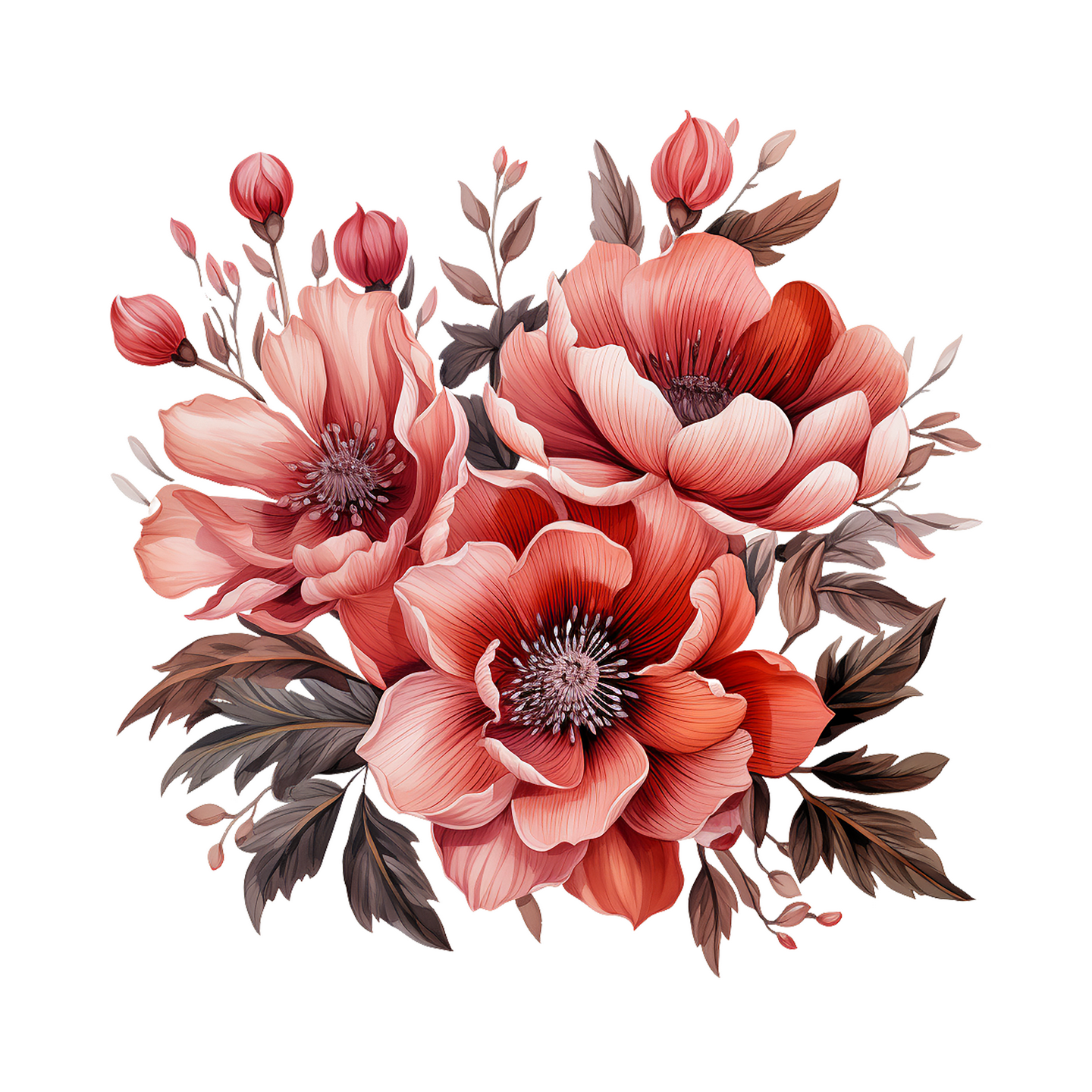Floral Frame Graphics Elemet (9)