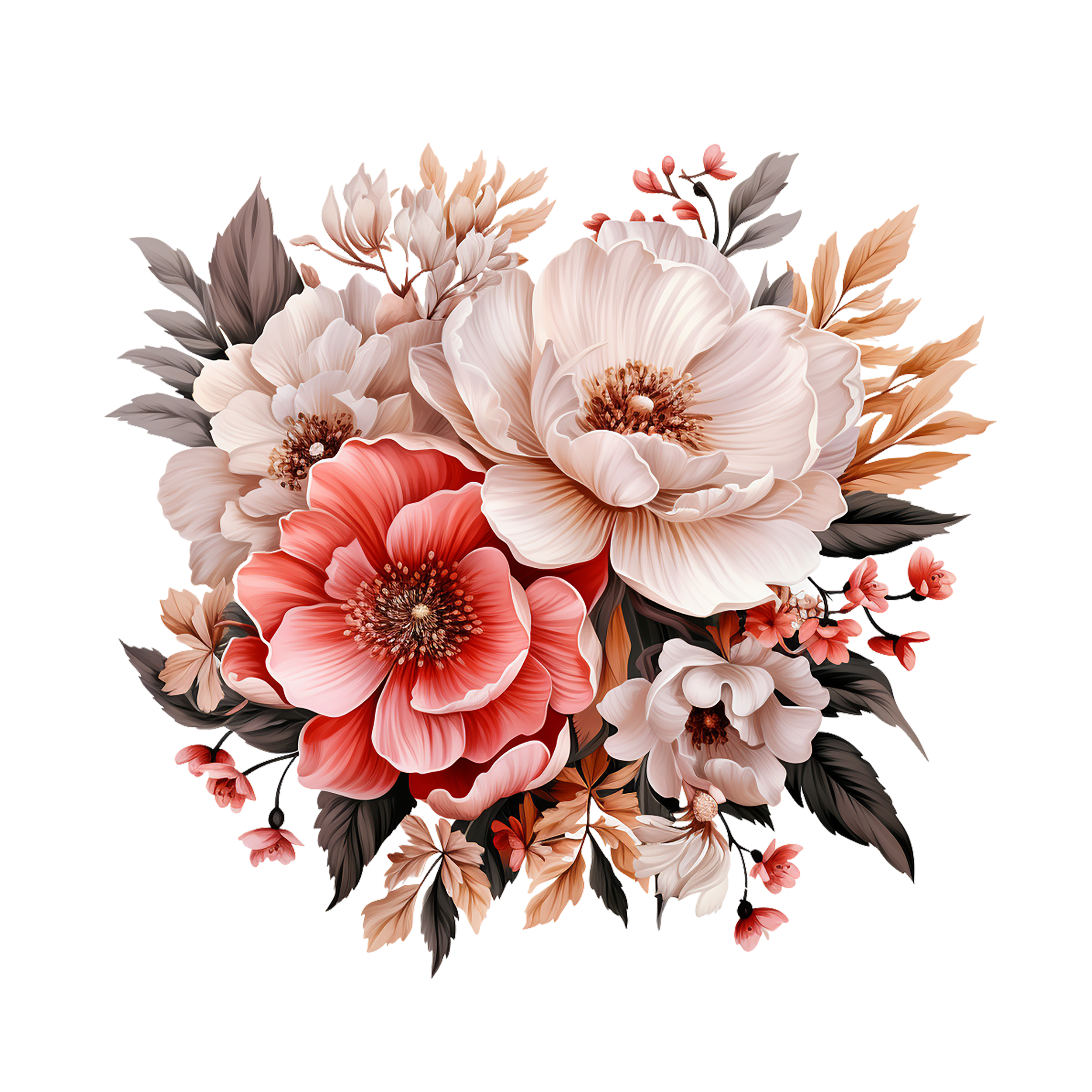 Floral Frame Graphics Elemet (10)