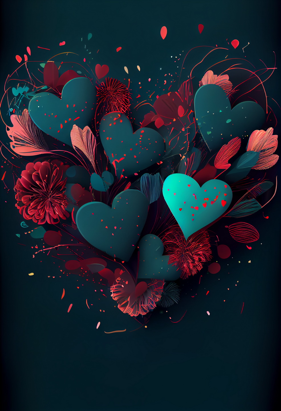 Floral Frame Graphics Elemet (29)