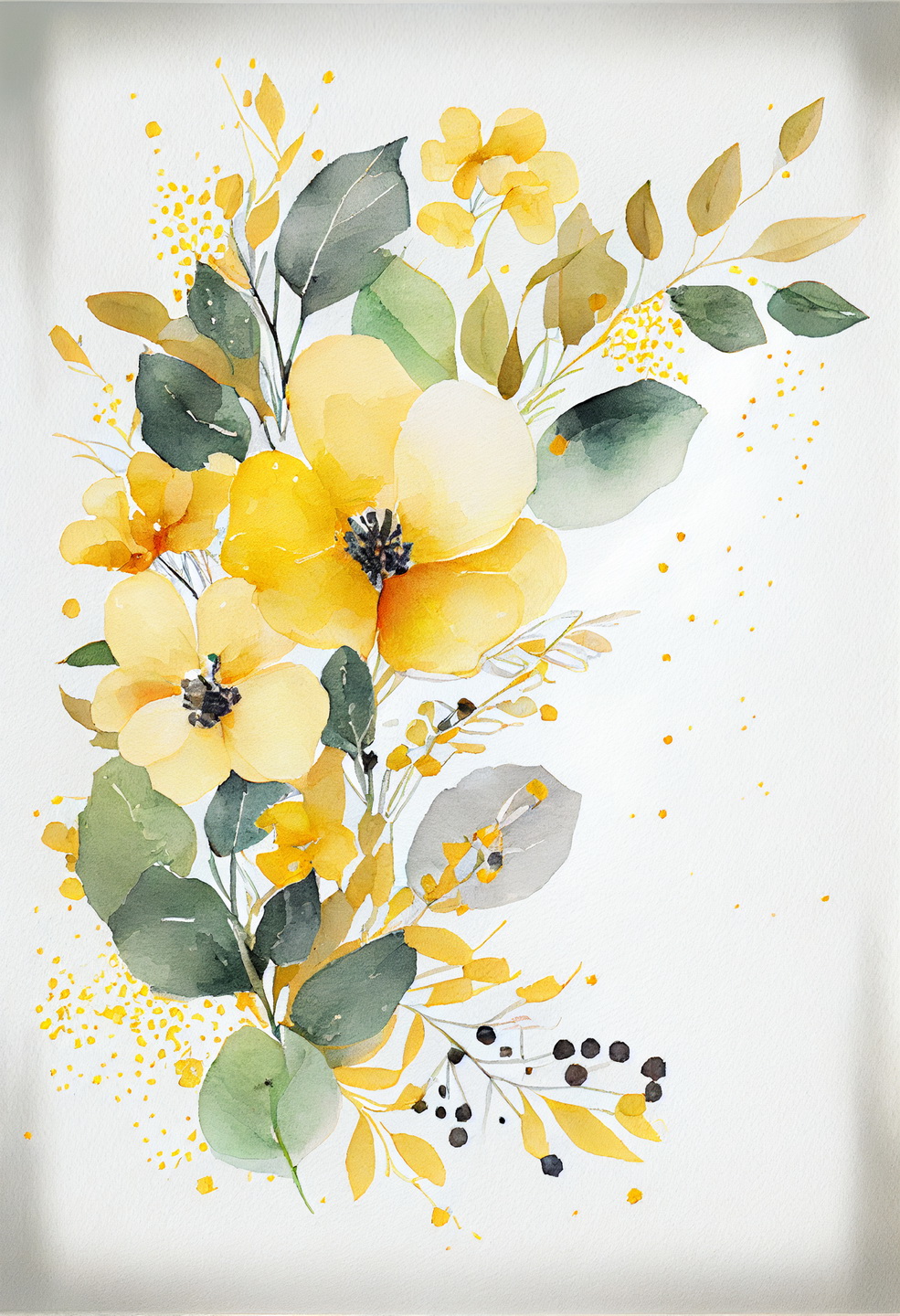 Floral Frame Graphics Elemet (59)