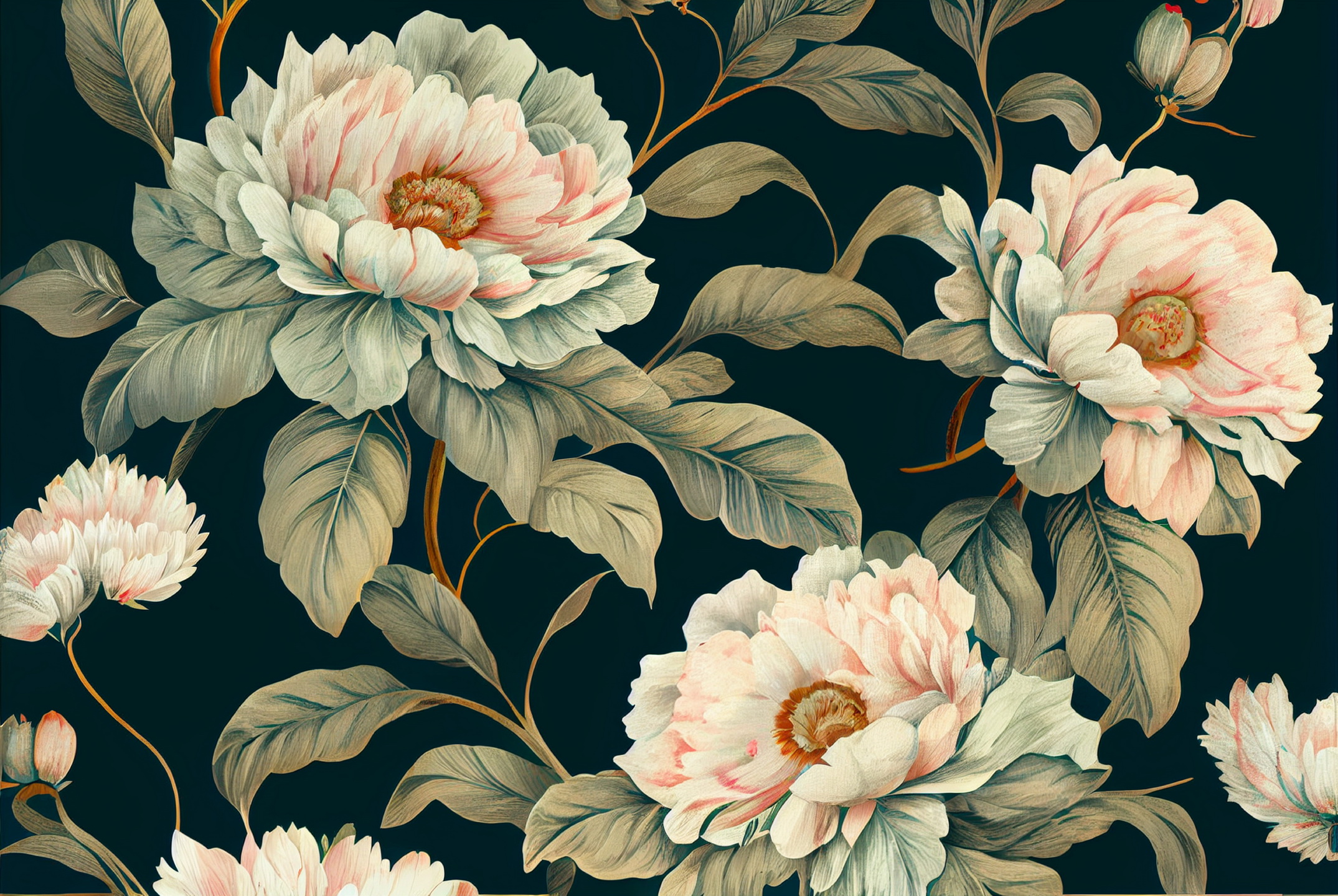 Floral Frame Graphics Elemet (107)