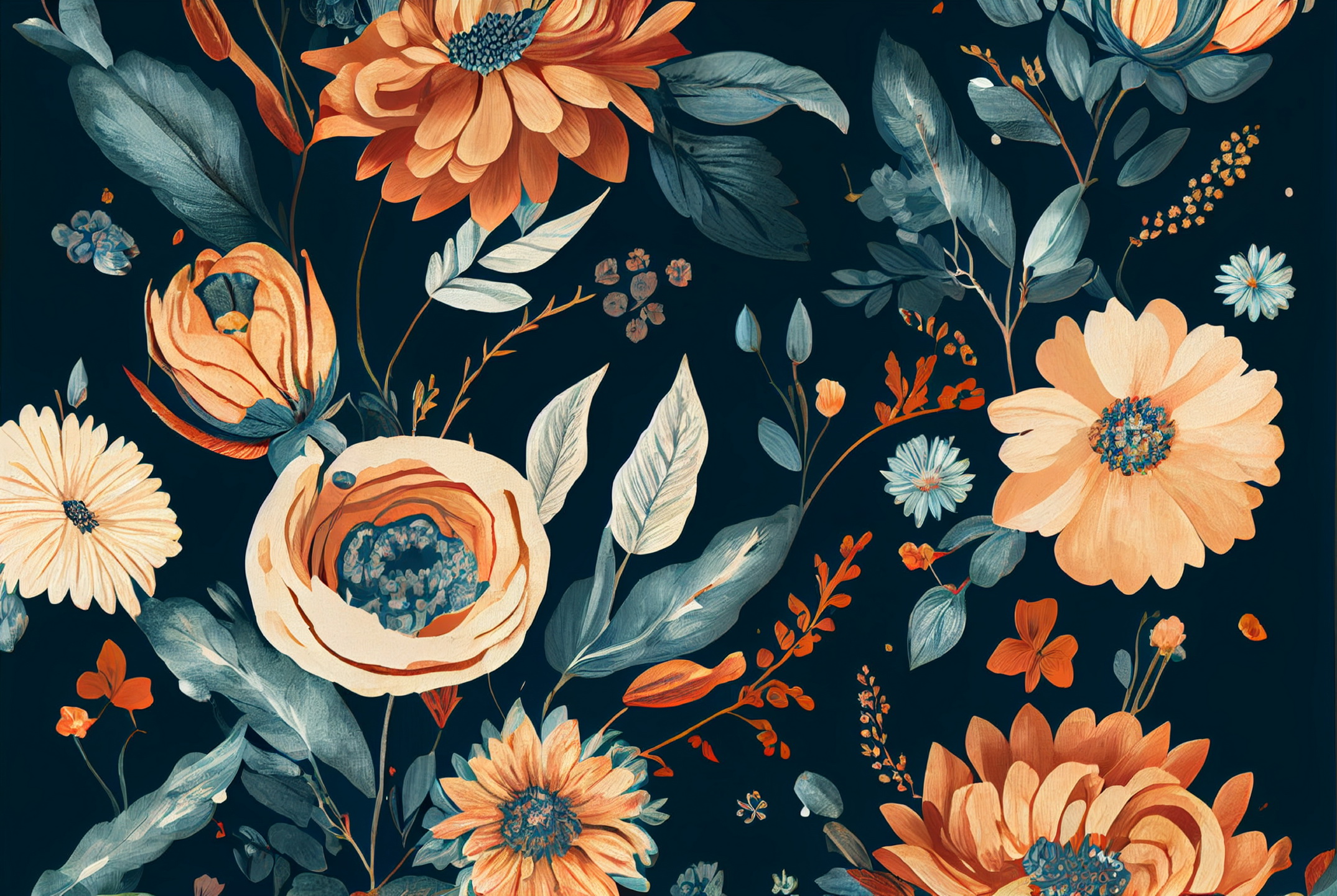 Floral Frame Graphics Elemet (112)