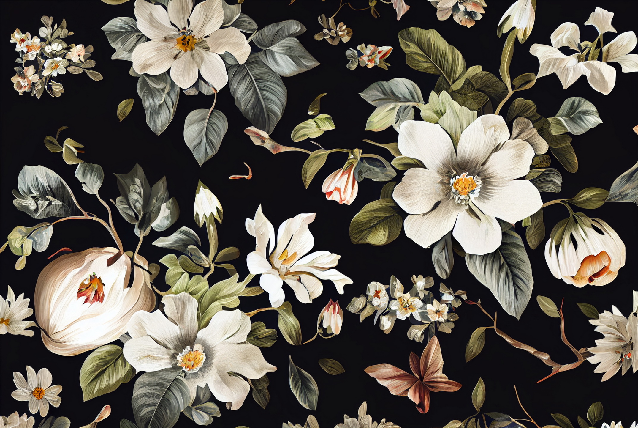 Floral Frame Graphics Elemet (113)