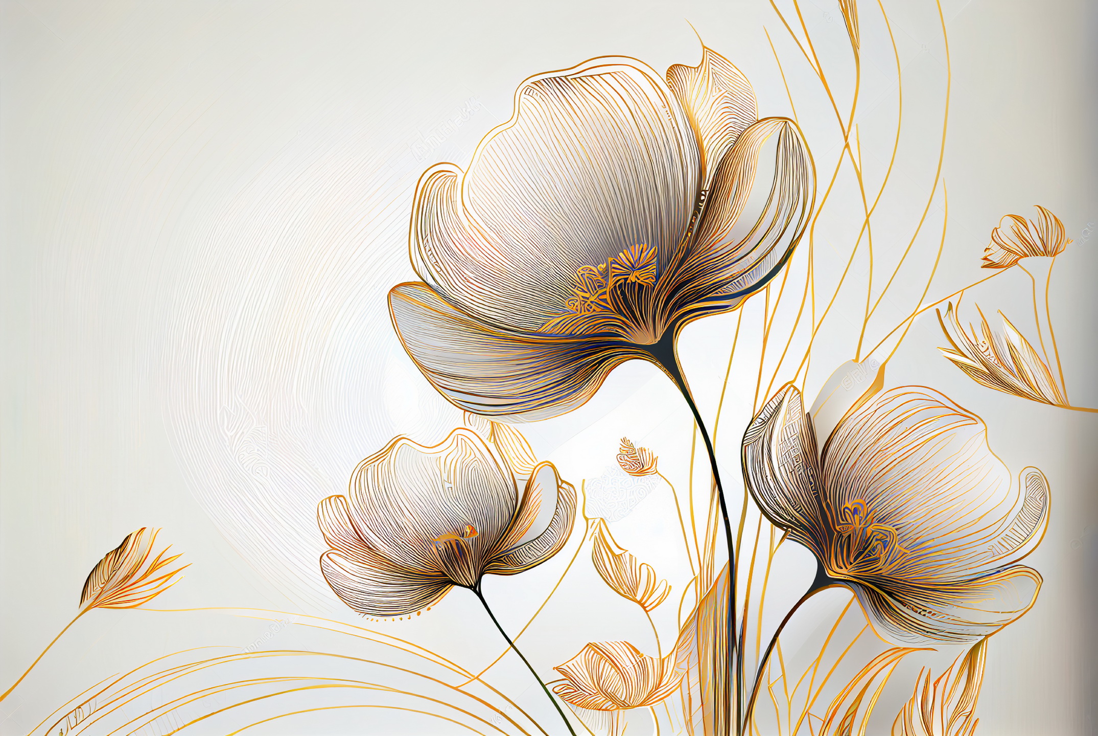 Floral Frame Graphics Elemet (119)