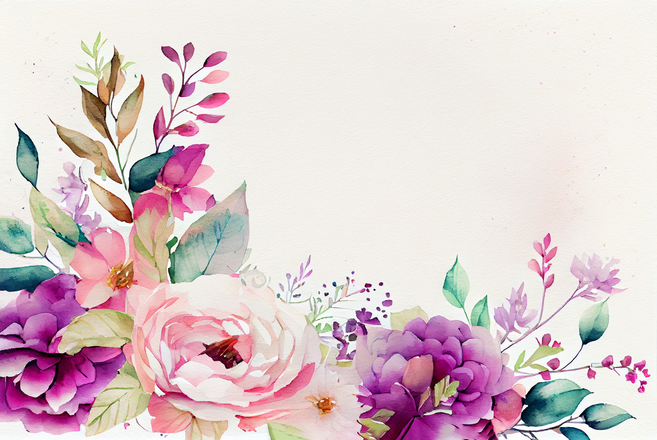 Floral Frame Graphics Elemet (146)