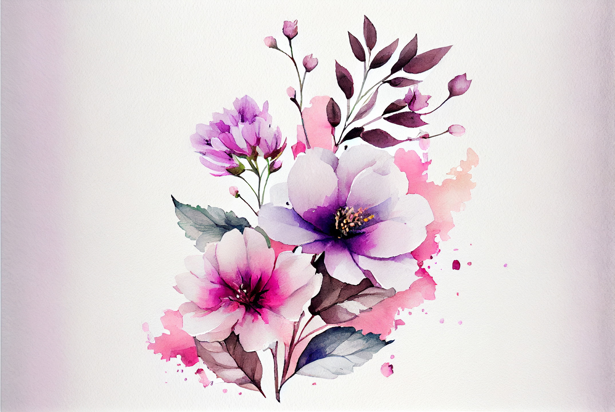 Floral Frame Graphics Elemet (149)