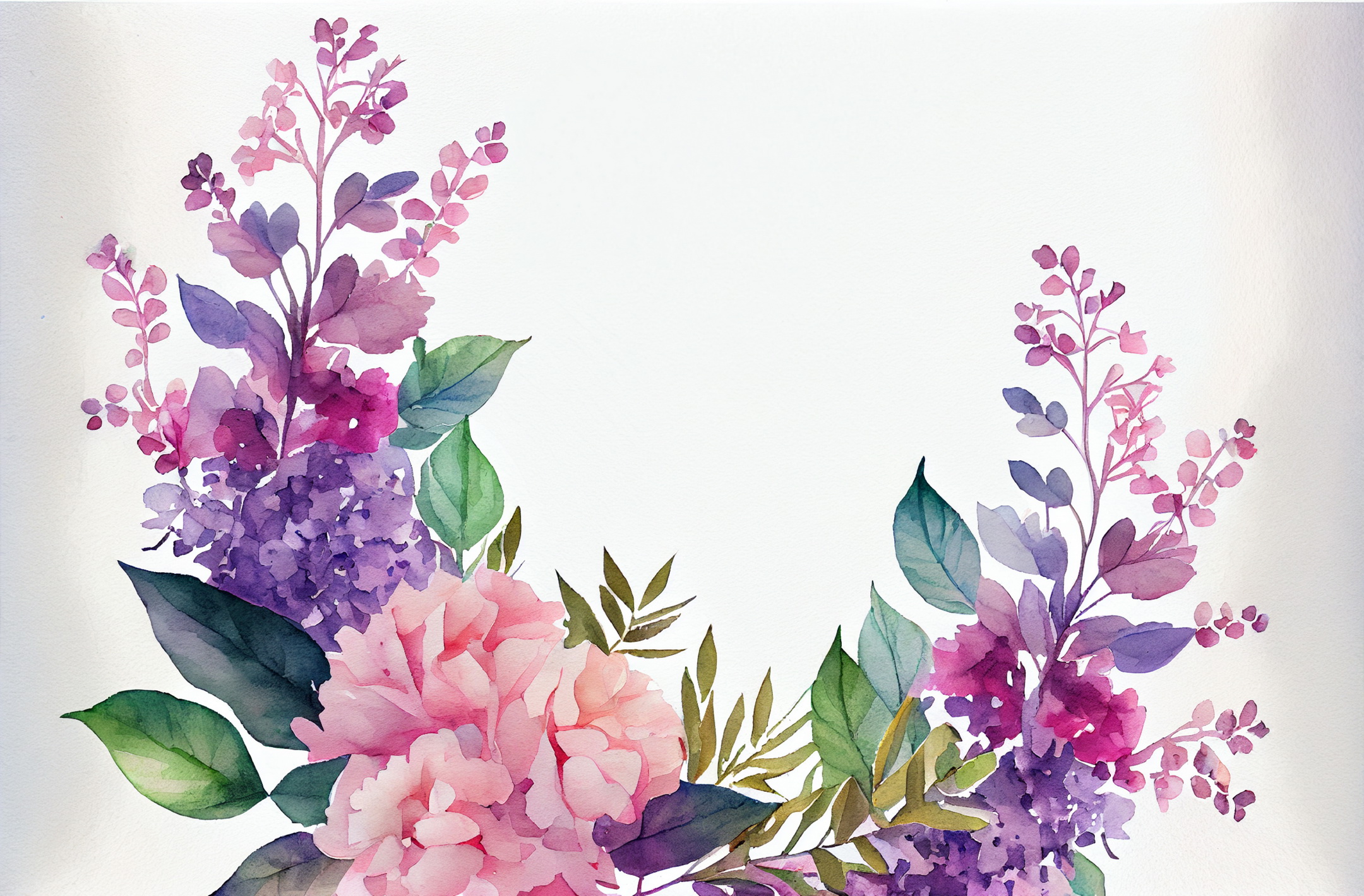 Floral Frame Graphics Elemet (151)