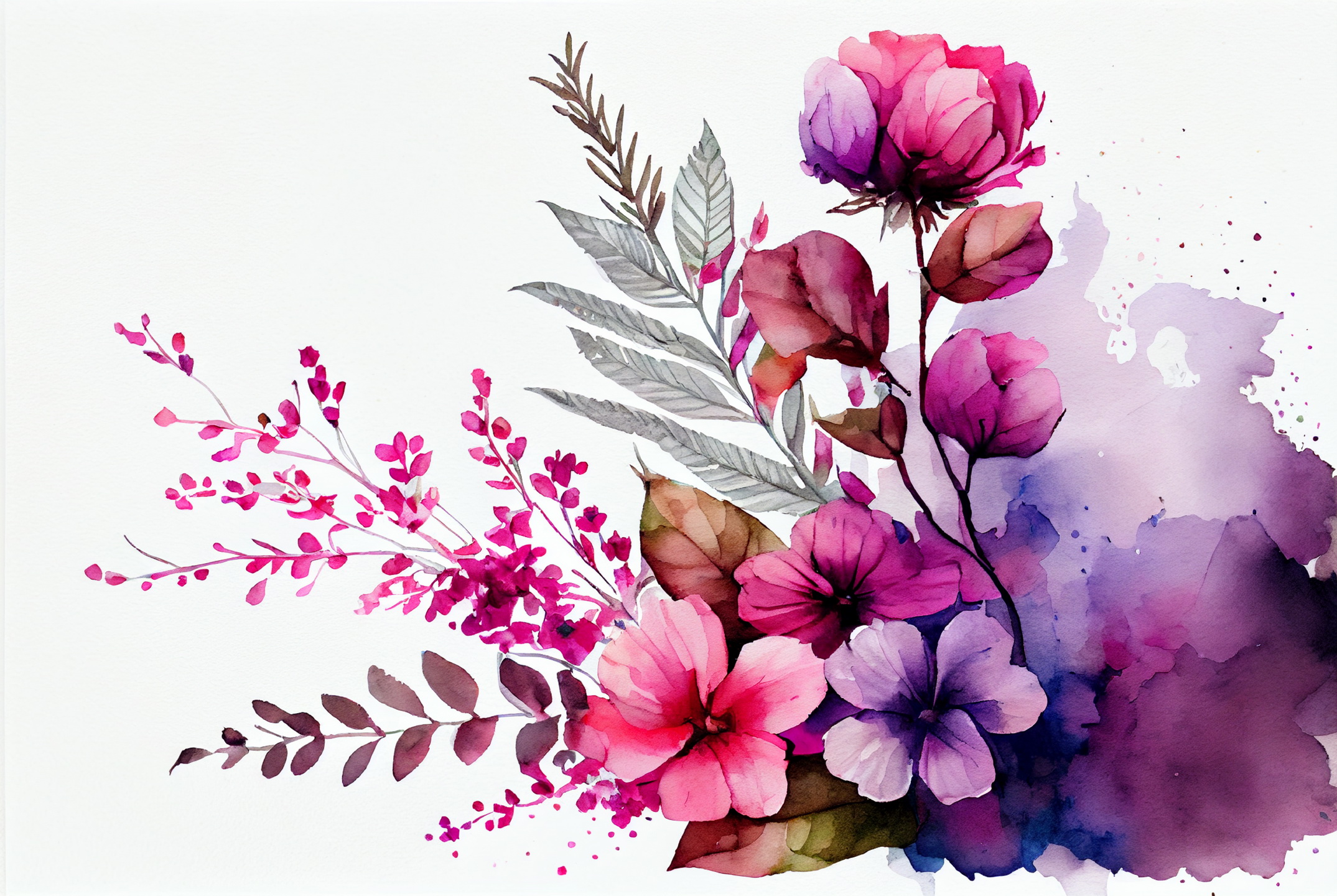 Floral Frame Graphics Elemet (152)