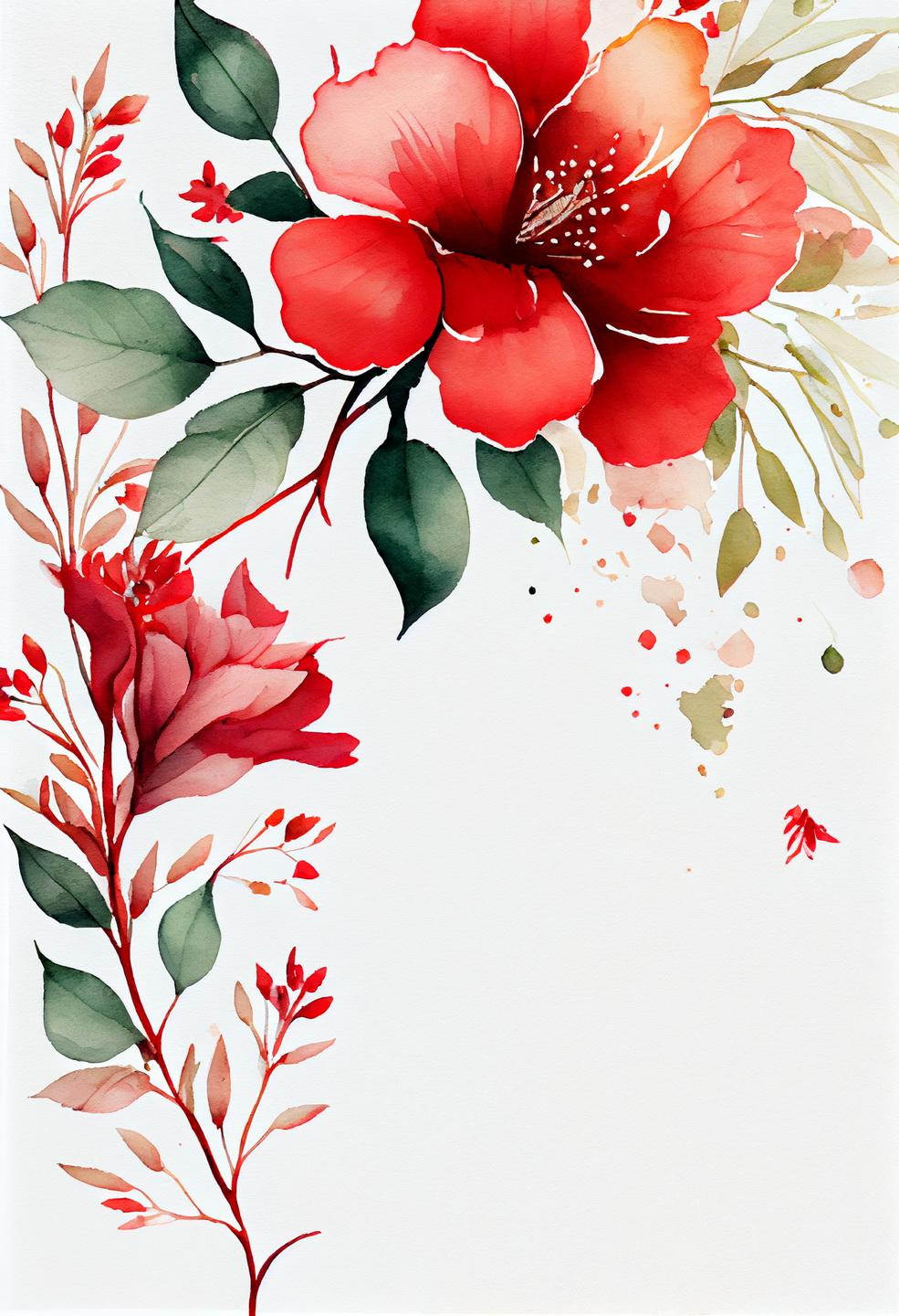 Floral Frame Graphics Elemet (182)